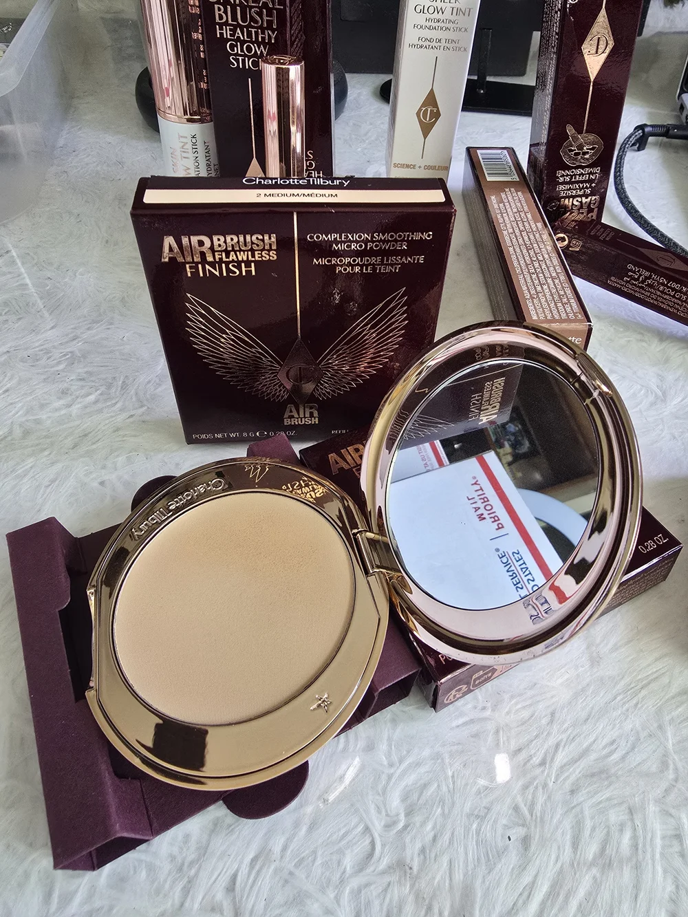 Charlotte Tilbury Airbrush Flawless Finish Pressed Powder 2 Medium - Plus Refill